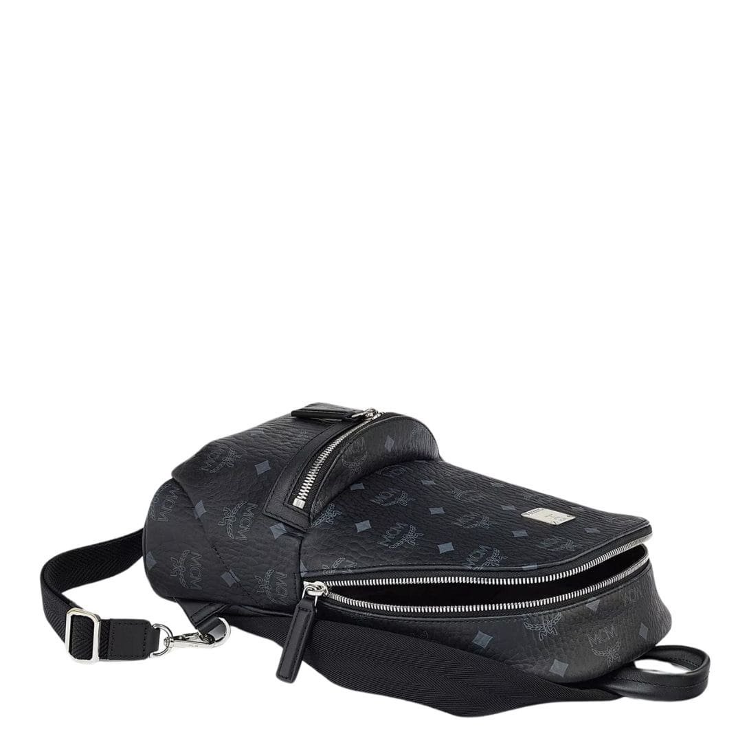 MCM AREN SLING BAG IN VISETOS BLACK - Image 3