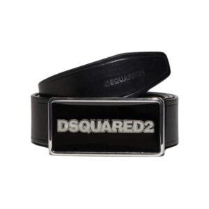 DSQUARED2 LOGO PLAQUE BELT