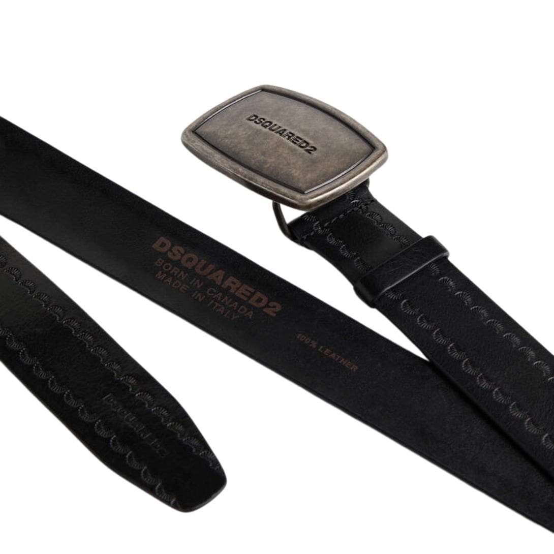 DSQUARED2 VINTAGE PLAQUE BELT - Image 4