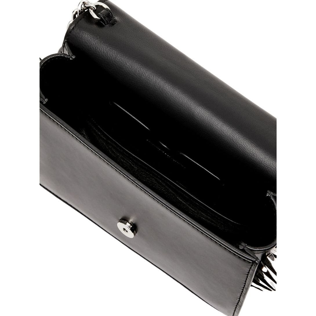 ALEXANDER MCQUEEN WOMANS THE BIKER SMALL SKULL BAG IN BLACK - Image 4