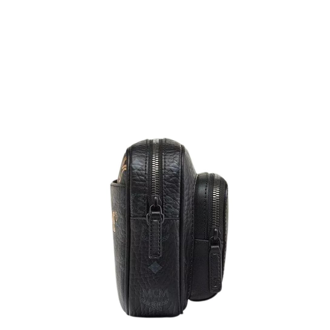 MCM SMALL X BAPE AREN CROSSBODY IN VISETOS BLACK - Image 3