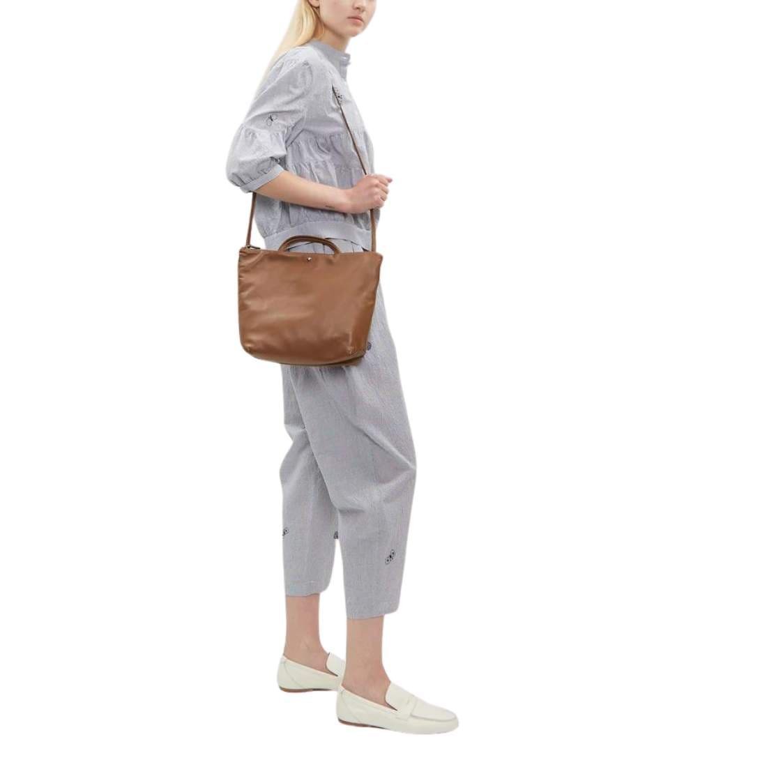 LA GARCONNE MINA PERHONEN KOSTEA TOTE — BROWN - Image 3