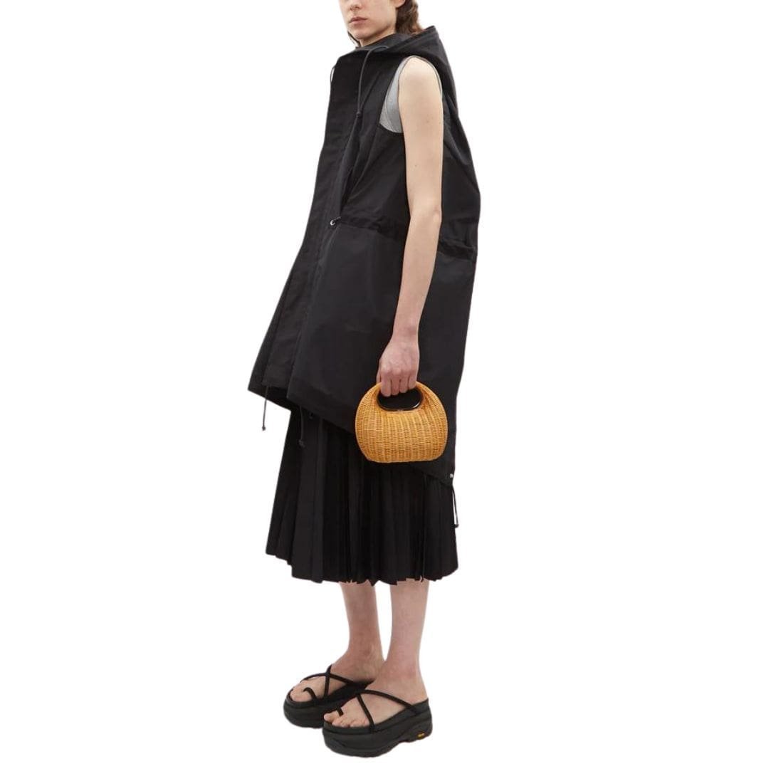 LA GARCONNE RATAN ROUND BAG — BEIGE - Image 3