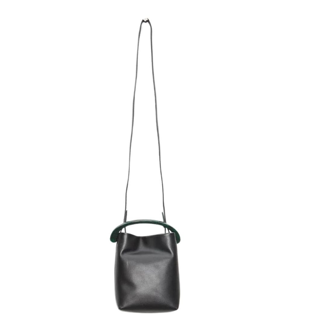 LA GARCONNE DRIES VAN NOTEN CRISP LEATHER BAG BLACK - Image 3