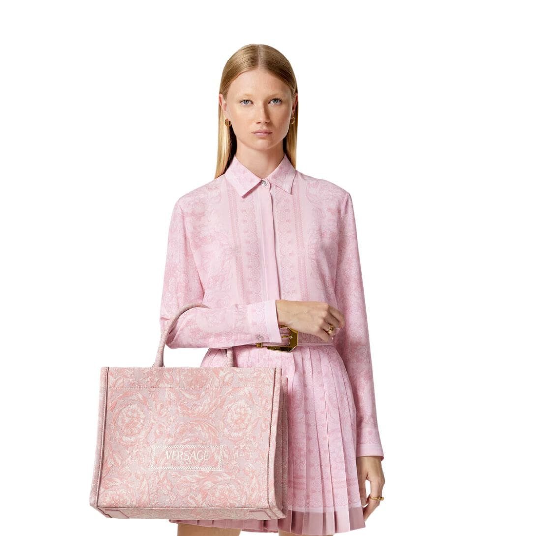 VERSACE BAROCCO ATHENA TOTE BAG - Image 7