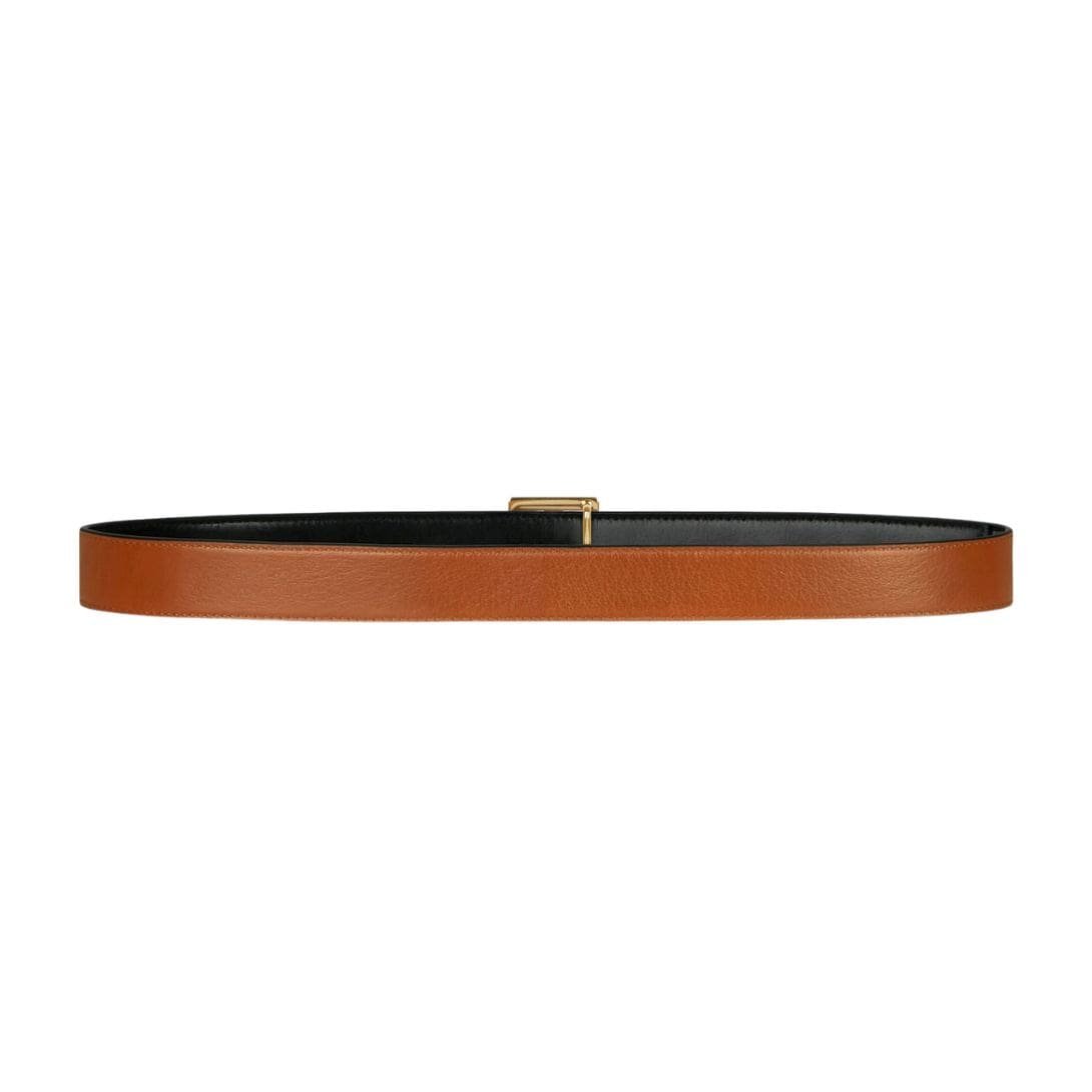 GIVENCHY REVERSIBLE BELT IN BOX LEATHER SOFT TAN - Image 3