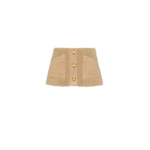 PRADA SHEARLING SKIRT