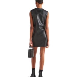 PRADA LEATHER DRESS