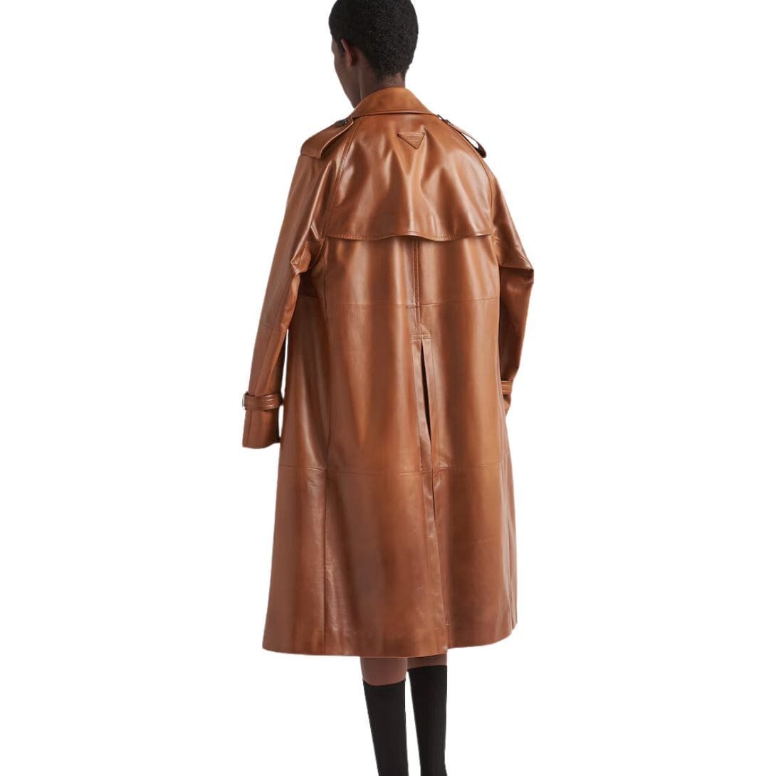 PRADA NAPPA LEATHER COAT - Image 2