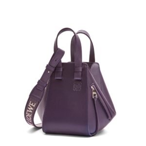 LOEWE HAMMOCK COMPACT BAG IN SATIN CALFSKIN