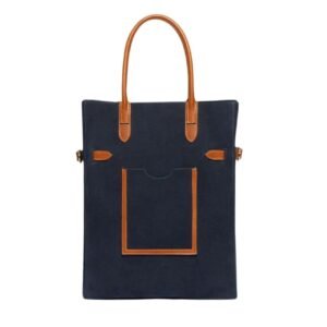 JOSEPH DUCLOS LECTOURE VERTICAL LEATHER TOTE