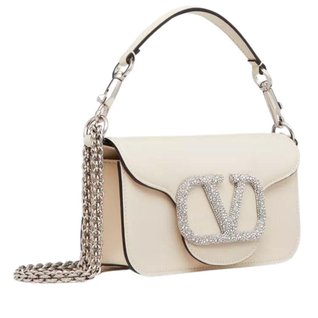 VALENTINO GARAVANI LOCÒ SMALL SHOULDER BAG WITH JEWEL LOGO - Image 4