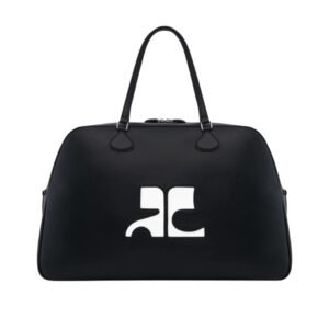COURREGES HERITAGE LEATHER WEEKENDER BAG