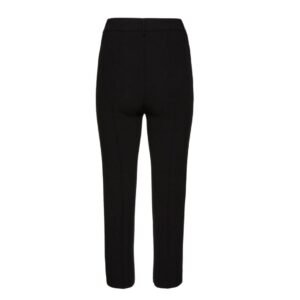 MAGDA BUTRYM CROPPED WOOL TROUSERS IN BLACK
