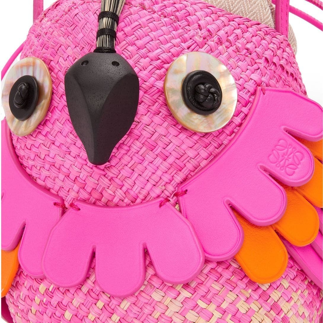 LOEWE BIRD BAG IN IRACA PALM AND CALFSKIN - Image 4