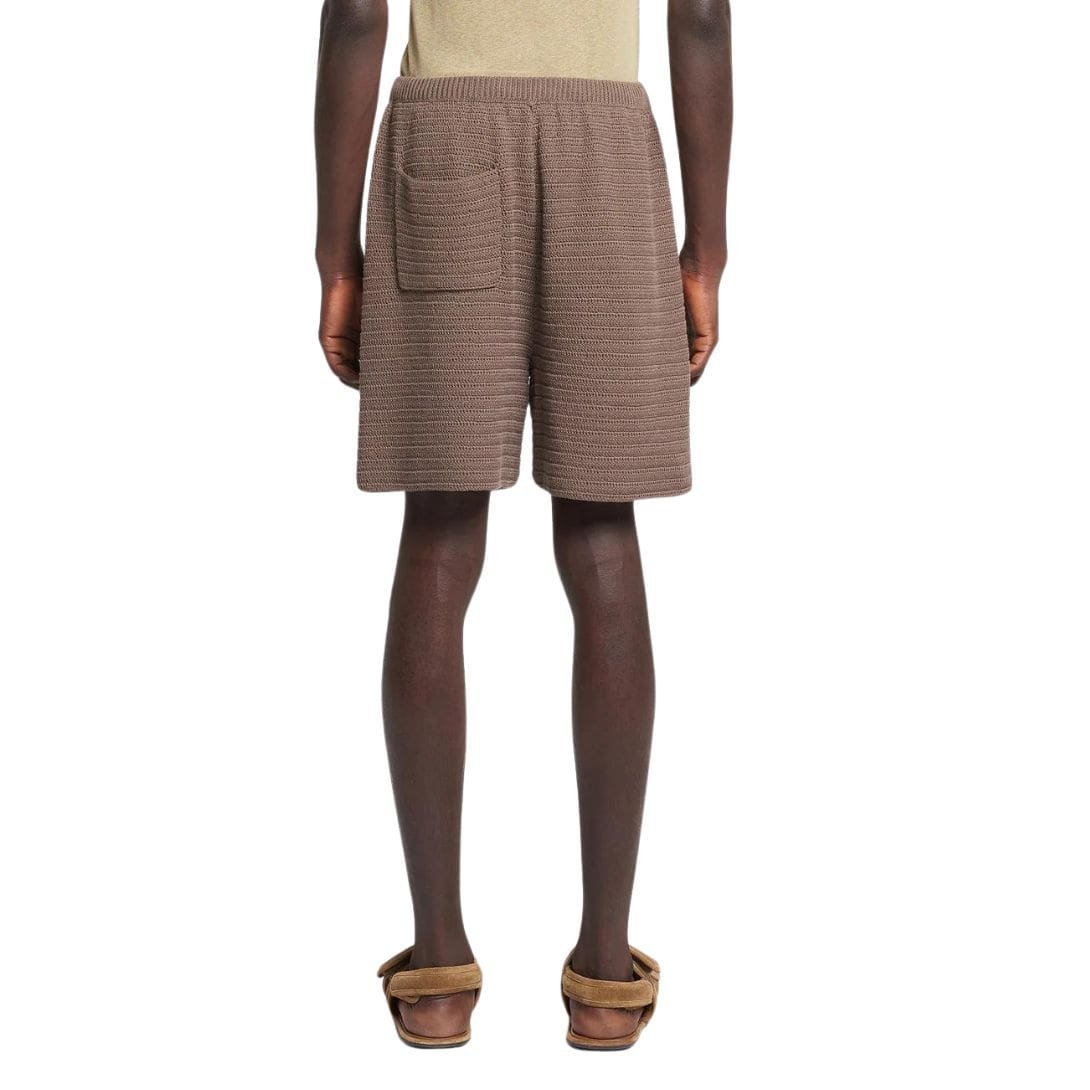 NANUSHKA CADEN LINEAR CROCHET SHORTS BROWN - Image 3