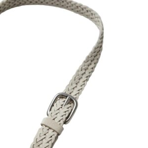 BRUNELLO CUCINELLI BRAIDED SUEDE BELTS