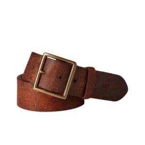 RALPH LAUREN DISTRESSED LEATHER BELT