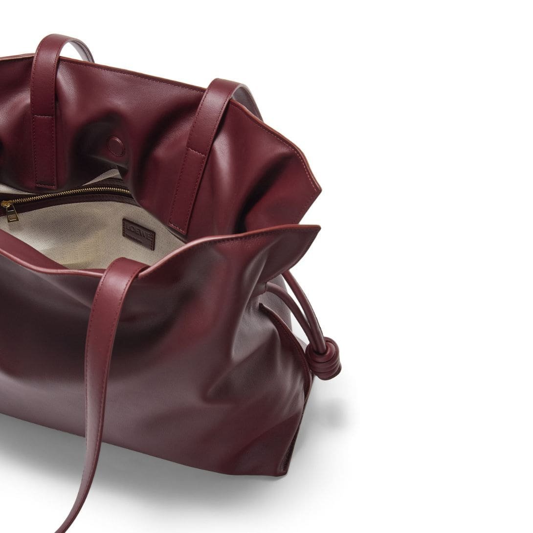 LOEWE LARGE FLAMENCO CLUTCH BAG IN CALFSKIN NAPPA - Image 3