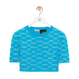 LOEWE CROPPED COTTON SWEATER