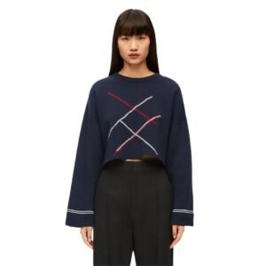 LOEWE WOOL DIAMOND SWEATER