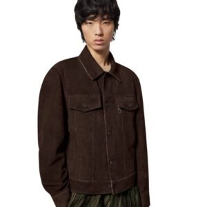 LOUIS VUITTON SUEDE DENIM JACKET