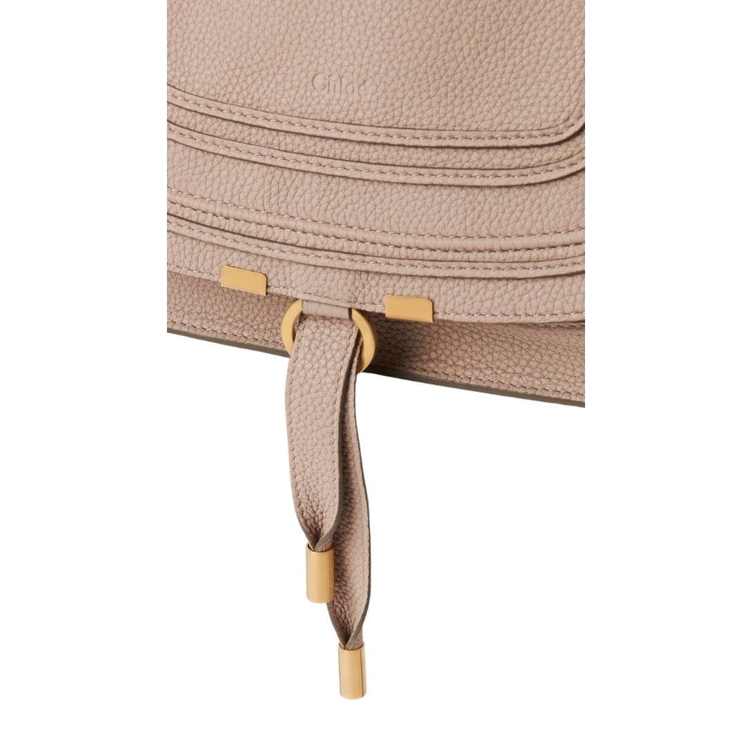 CHLOE MARCIE DOUBLE CARRY BAG NOMAD BEIGE - Image 4