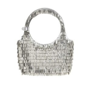 COURREGES HOLY EMBROIDERED MINI BAG