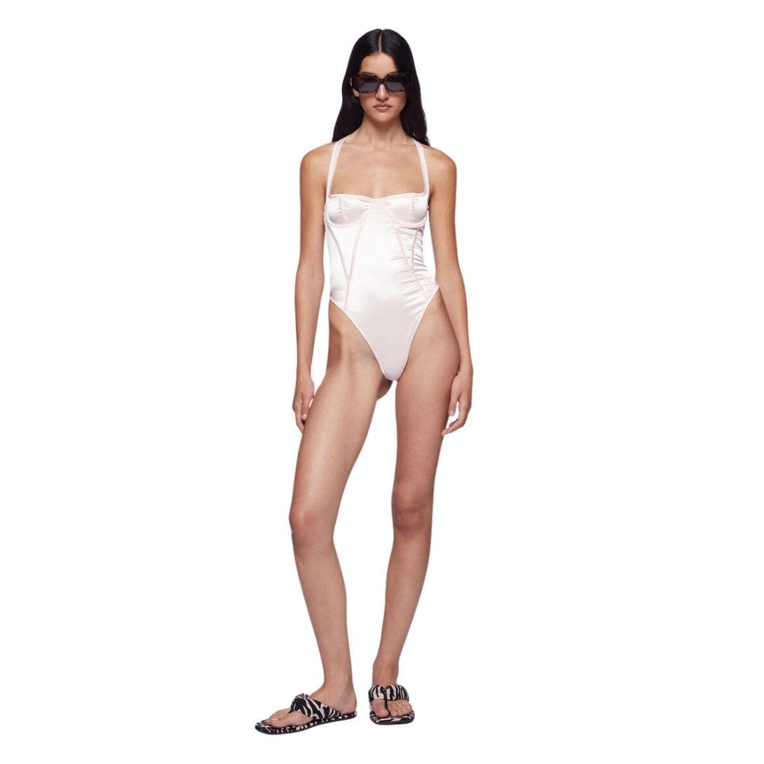 THE ATTICO LIGHT PINK ONE PIECE - Image 3