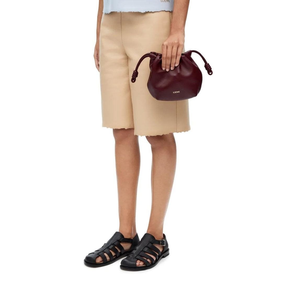 LOEWE MINI FLAMENCO PURSE BAG IN SOFT LAMBSKIN - Image 11