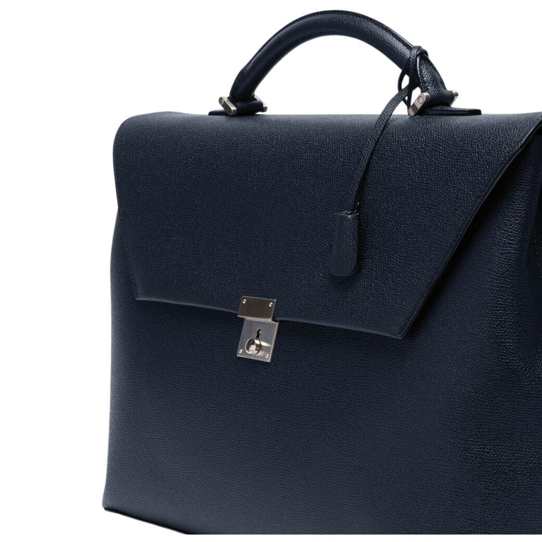VALEXTRA AVIETTA BRIEFCASE WITH FLAP 24H - Image 8