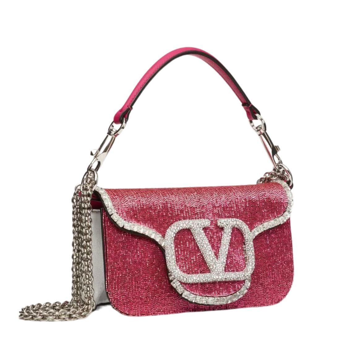 VALENTINO GARAVANI LOCÒ EMBROIDERED SMALL SHOULDER BAG - Image 4
