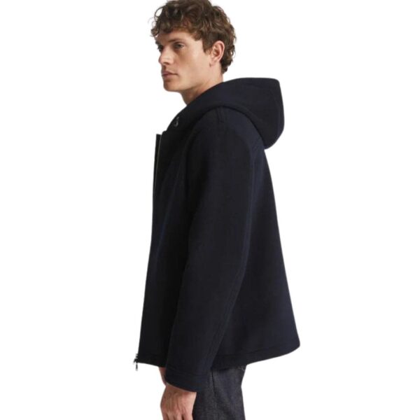 YVES SALOMON HOODIE IN WOOL-CASHMERE BLEND FABRIC - Image 3