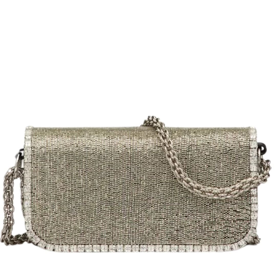 VALENTINO GARAVANI LOCÒ EMBROIDERED SMALL SHOULDER BAG - Image 2