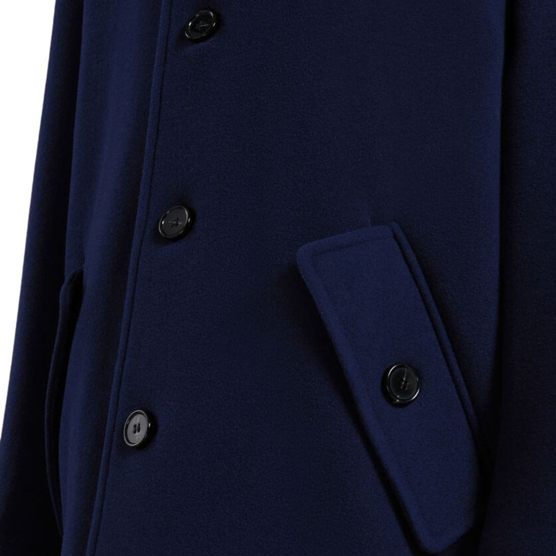 MARNI BLUE WOOL FELT CABAN COAT - Image 6