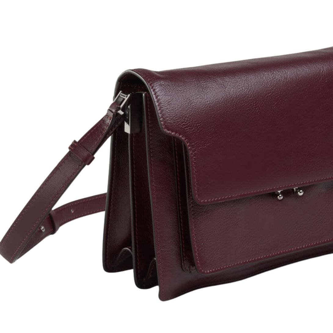 MARNI TRUNK SOFT LARGE BAG IN RED LEATHER - Image 5