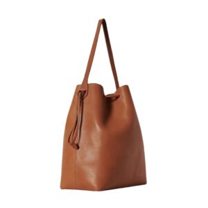 THE ROW BELVEDERE TOTE BAG IN LEATHER