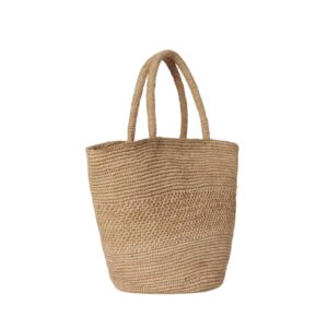 THE ROW EMILIE BAG IN RAFFIA