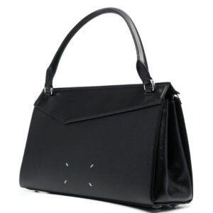 MAISON MARGIELA SNATCHED LEATHER TOTE BAG