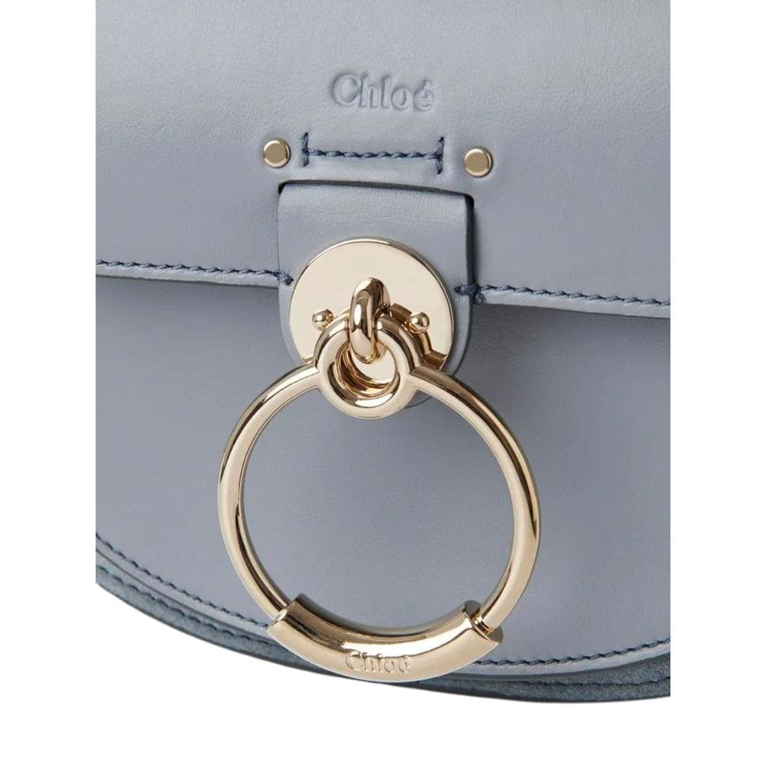 CHLOE SMALL TESS BAG STORM BLUE - Image 4