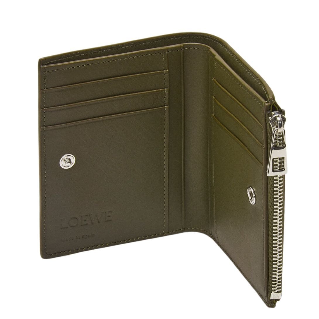 LOEWE SLIM COMPACT WALLET IN CLASSIC TEXTURED CALFSKIN - Image 3