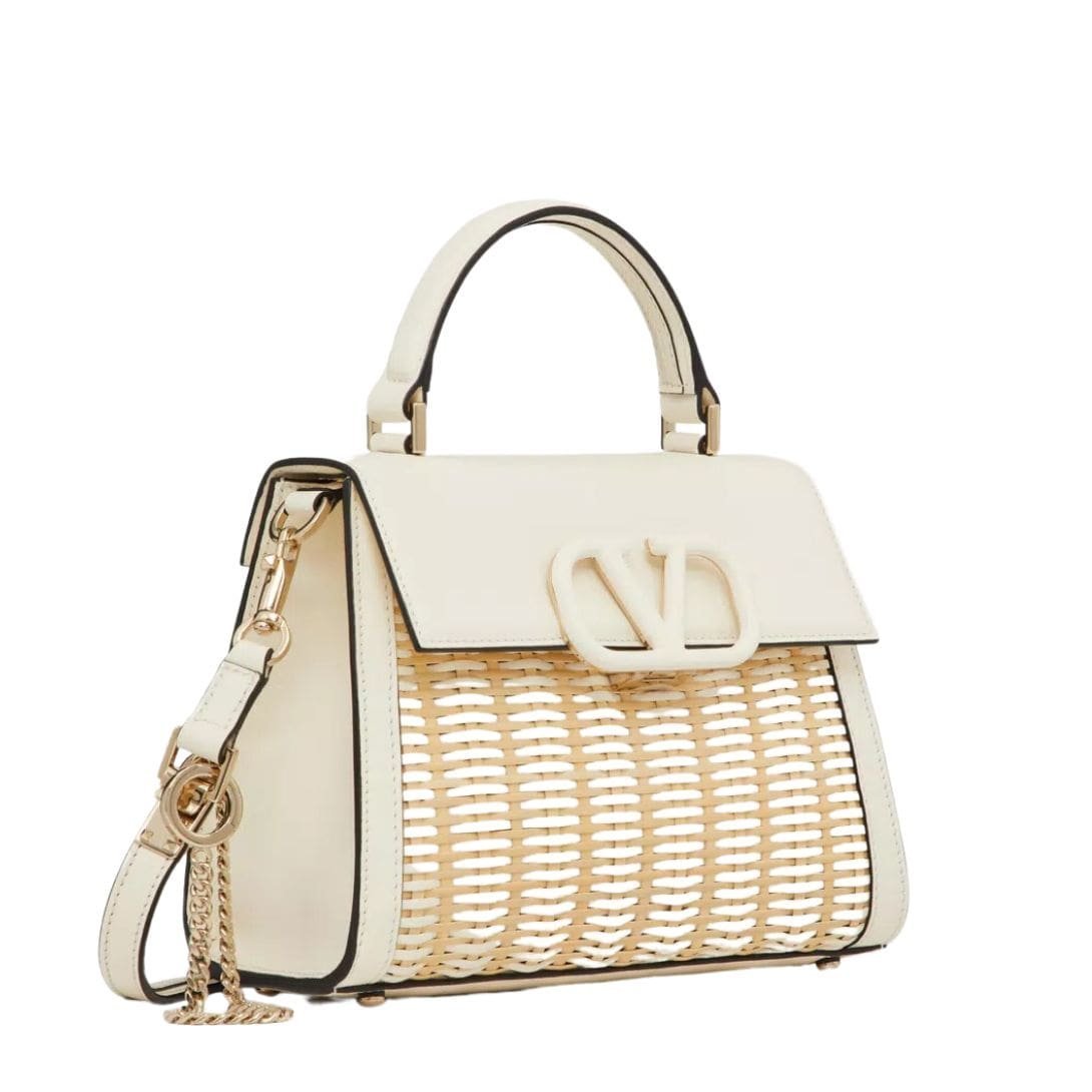 VALENTINO GARAVANI SMALL VSLING WICKER HANDBAG - Image 3