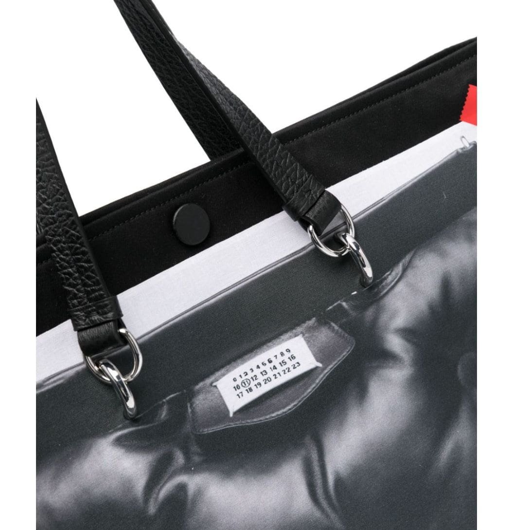 MAISON MARGIELA GLAM SLAM TROMPE L'OEIL-PRINT TOTE BAG - Image 3