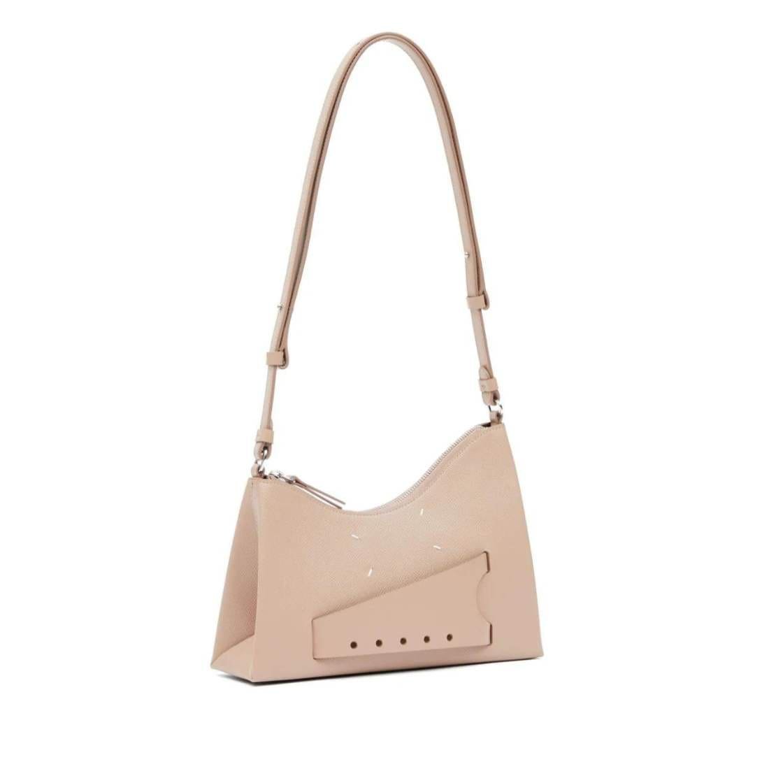 MAISON MARGIELA SMALL SNATCHED LEATHER SHOULDER BAG - Image 3