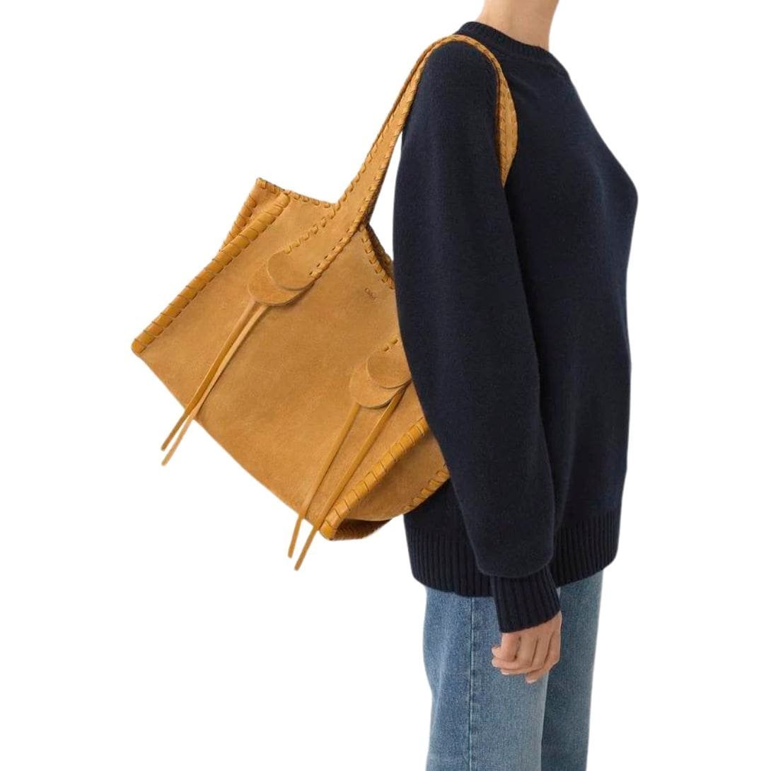CHLOE MEDIUM MONY TOTE BAG HONEY GOLD - Image 3