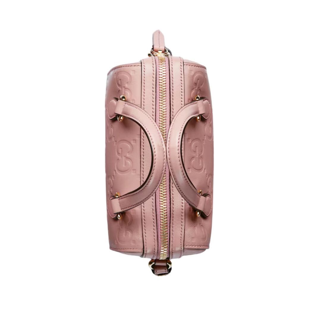 GUCCI GG SUPER MINI TOP HANDLE BAG IN ROSE BEIGE - Image 5