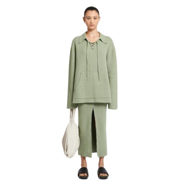 NANUSHKA JORRIT TERRY-KNIT SWEATER FADED SAGE - Image 4