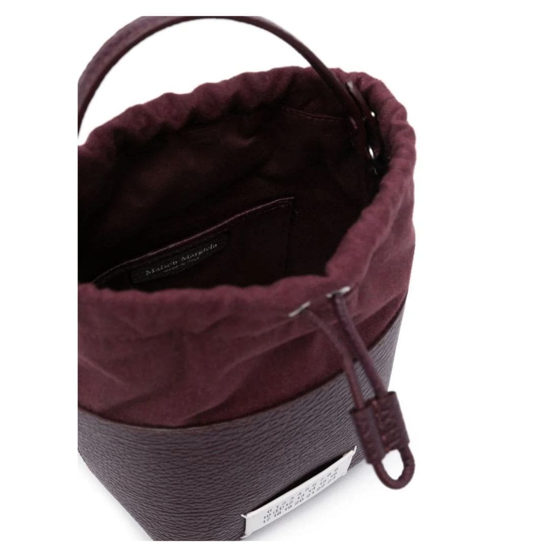 MAISON MARGIELA 5AC LEATHER BUCKET BAG - Image 4