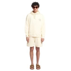 NANUSHKA EVER ORGANICALLY GROWN COTTON LOGO HOODIE CREME