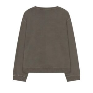 NANUSHKA MART ORGANICALLY GROWN COTTON SWEATSHIRT ASPHALT